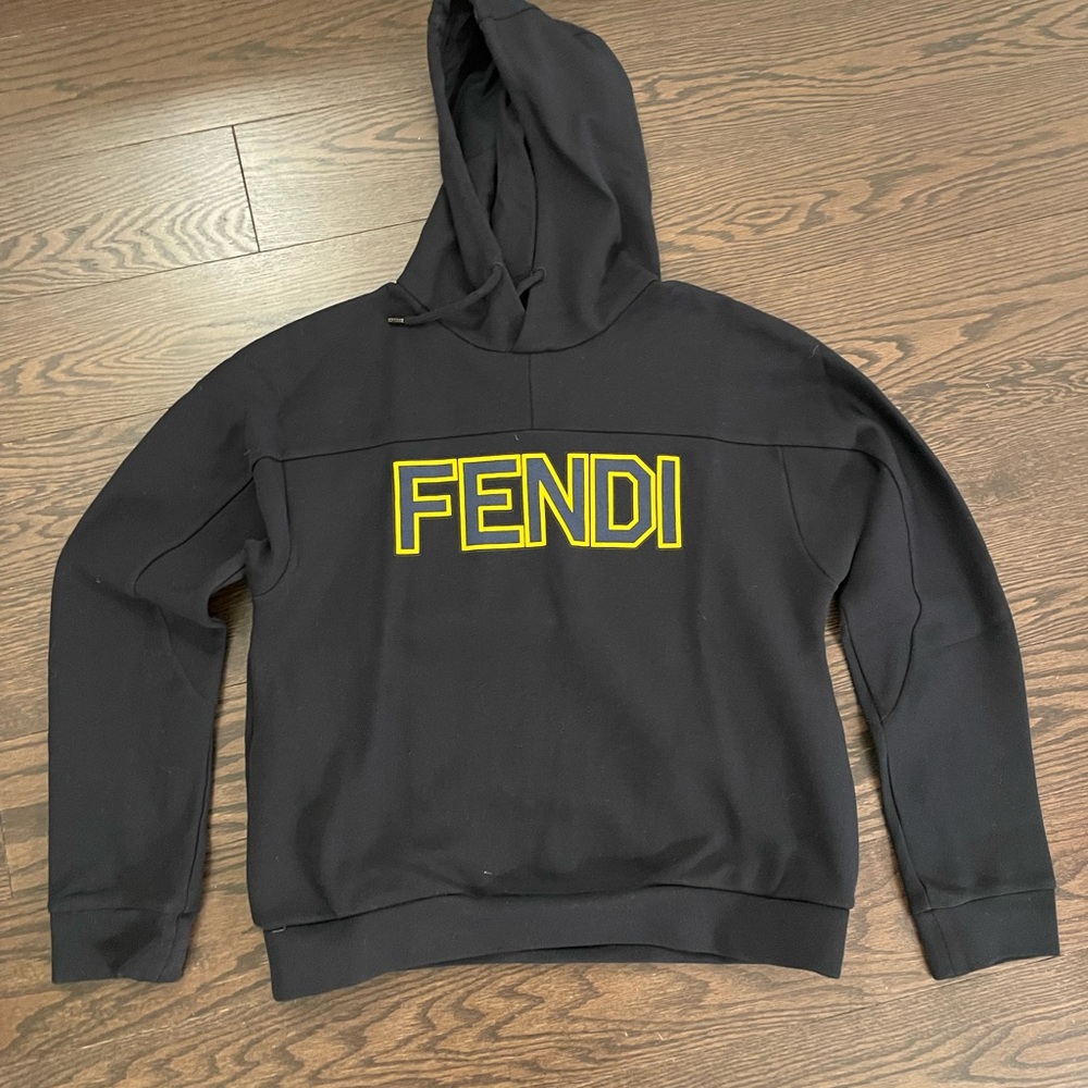 Men’s Fendi hooded logo sweatshirt